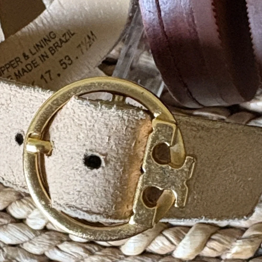 Tory Burch May Laser Cut Flat Sandals 7.5